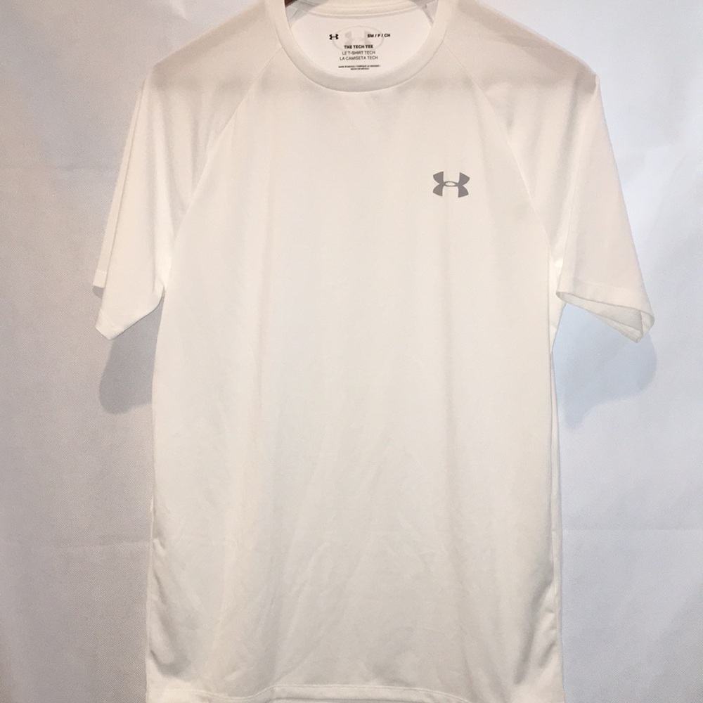 Under Armour Athletic Tee | White | The Tech Tee | Size S